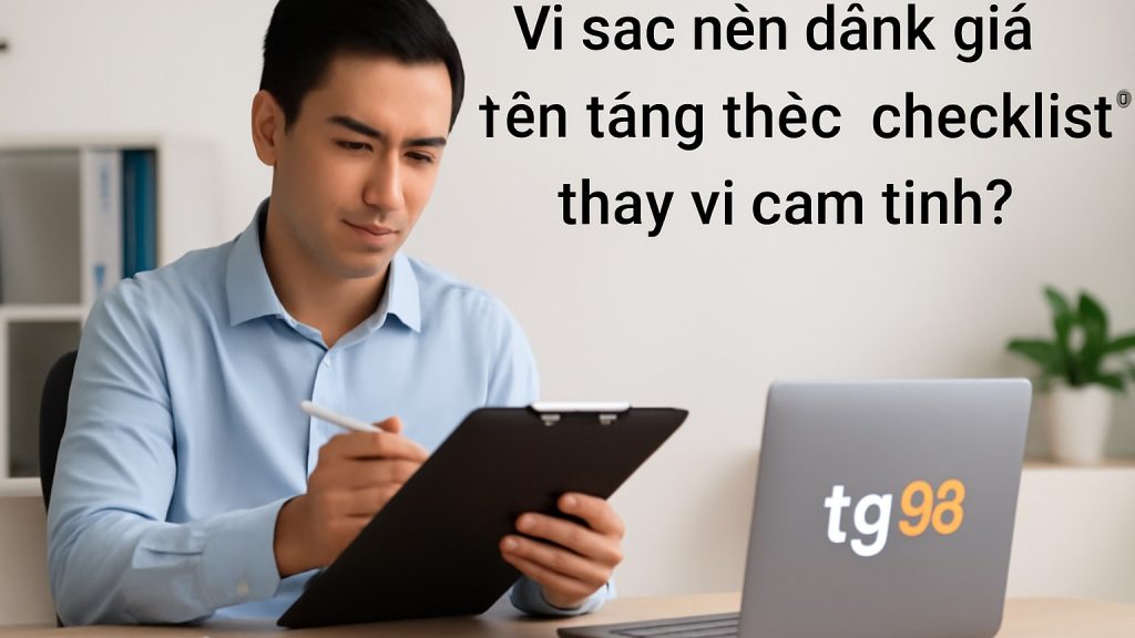 Minh họa: Vì sao nên đánh giá nền tảng theo “checklist” thay vì cảm tính?
